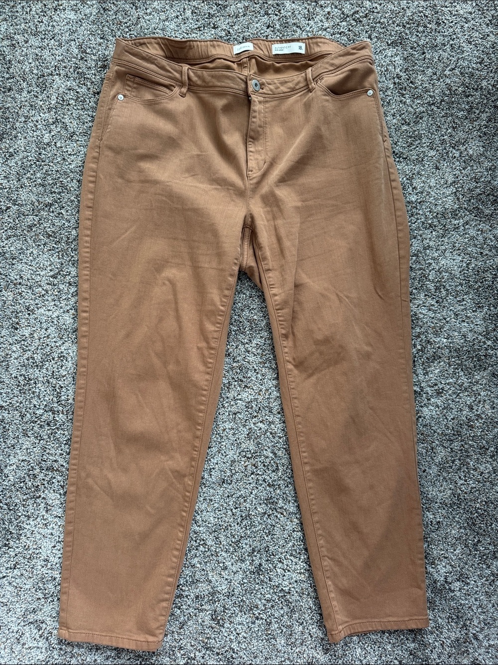 J. Jill Caramel Tan Stretch Chinos - Picture 1 of 4